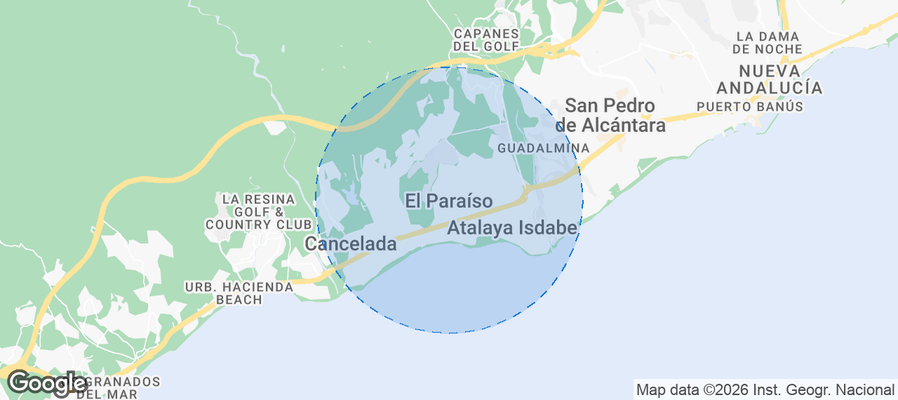 El Paraíso Airbnb map